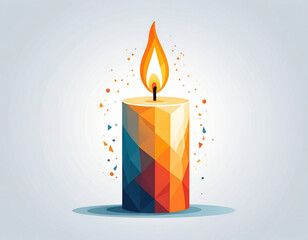 Geometric candle vector
