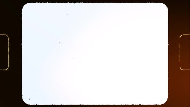 Vintage Super 8mm Film Strip Frame Light Leak Overlay 4K