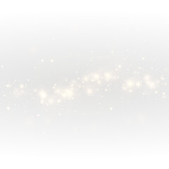 Glowing particles and magic dust in a transparent PNG photo, perfect for festive overlays and holiday designs.