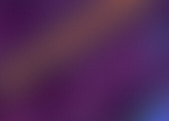 Deep Purple and Orange Gradient with Grain Texture Background abstract