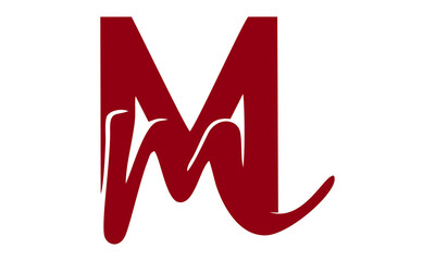 double Mm red logo vector