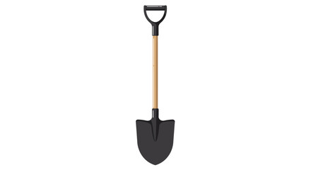 Naklejka premium Isolated Spade Illustration Classic Tool for Gardening and Construction Projects
