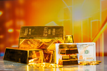 The increase in gold value reflects inflation and currency devaluation.