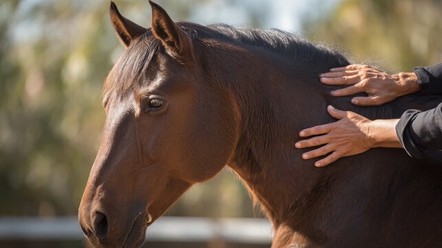 Horse Massage. Acupressure and Relaxing Techniques for Stress Relief and Body Calming
