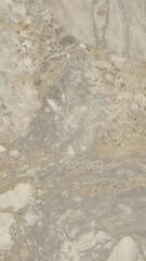 Detailed close up of luxurious marble surface with natural beige and grey veins