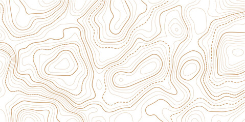 Vector contour topographic map background. Topography and geography map grid abstract backdrop. Vector illustration