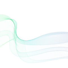 Light abstract gradient wave from green to blue. Eps 10