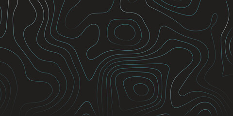 Abstract seamless black and white pattern design with decorative swirl lines