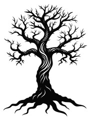 tree silhouette vector
