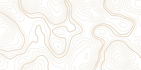 Contour line background graphic. Concept of simple geography and terrain.