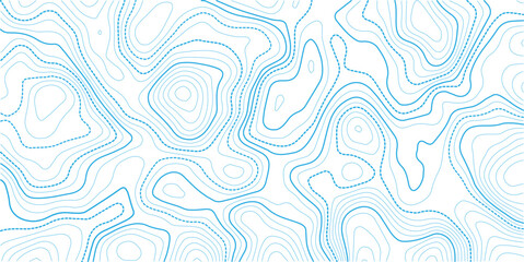 Topographic map pattern background vector. Abstract mountain terrain map background with abstract shape line texture. Use for template, wallpaper, web vector illustration. 