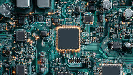 真俯瞰の等倍タイルで配線とフットプリントを規則正しく見せる