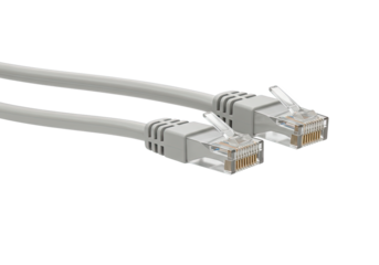 High-Quality Network Cable Close-up Fast Data Transfer and Reliable Connectivity for Optimal Performance