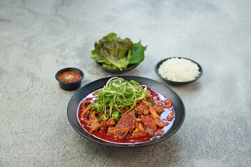 고추장 불고기를 촬영한 모습