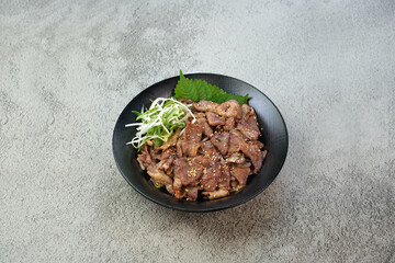 돼지목살 불고기를 촬영한 모습