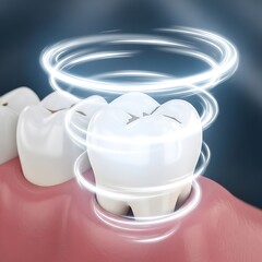 Tooth Cleaning Technology - Advanced Dental Care and Oral Hygiene.