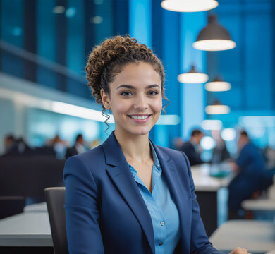 Portrait of a confident young businesswoman at work