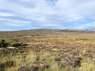 Obraz premium A view of the Isle of Skye in Scotland