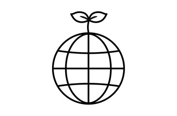 地球のエコロジーアイコン