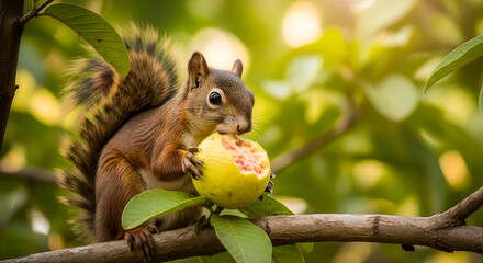 squirrel on a tree