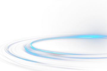 Neon light vector effect on abstract blue background