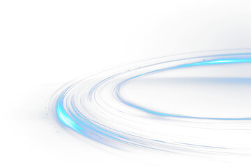 Neon light vector effect on abstract blue background