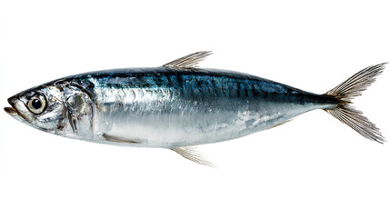 Fototapeta premium Isolated Sardine Fish on White Background