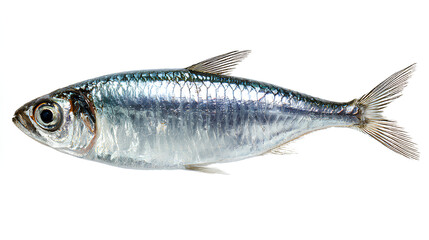 Fototapeta premium Isolated Sardine Fish on White Background
