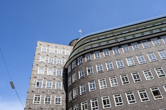 Historic brick building, Sprinkenhof, brick expressionism, UNESCO World Heritage Site, Hamburg, Germany