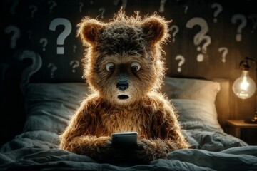 Enchanting bear's midnight tech joy. Cryptocurrency scams explained. How crypto seduces people with false financial freedom. Is crypto profitable. Trading crypto guide.