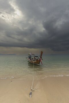 Sunset at Charlie Beach, Koh Mook Island, Andaman Sea, Thailand, Southeast Asia
