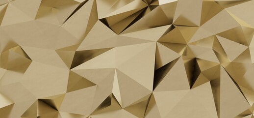 Sophisticated geometric pattern in shades of gold, perfect for backgrounds, digital art, or design...