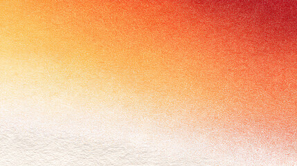 Noisy color gradient background grainy. noise texture gradient featuring soft transitions of warm orange and red hues blending into white, creating a smooth and minimalist background.