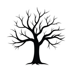 tree silhouette vector