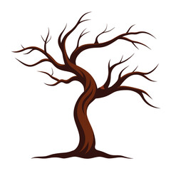 Obraz premium tree silhouette vector