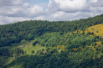 Fototapeta premium Fermes des Vosges