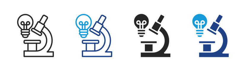 Discovery icon set multiple style collection