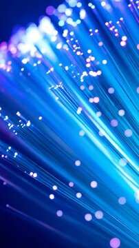 Fiber Optic Cables - A Glimpse into Modern Communication Technology.