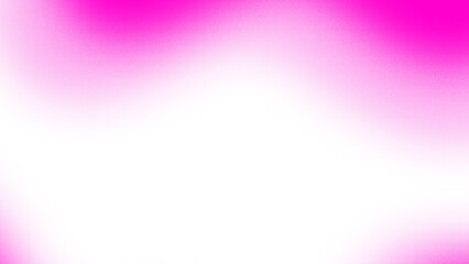 Abstract frame with glowing pink aesthetic wave elements with noise texture