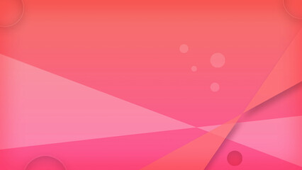 Abstract pink and coral geometric modern background design