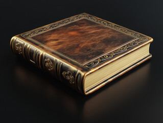 A golden-foil embossed notebook symbolizing new opportunities