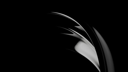 Fototapeta premium Abstract Curved Light Streaks