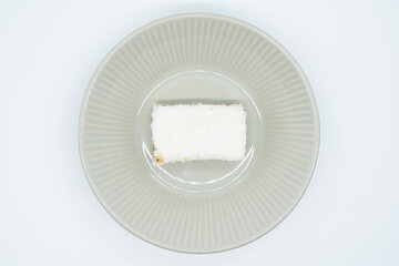 Korean traditional rice cakes served in a bowl