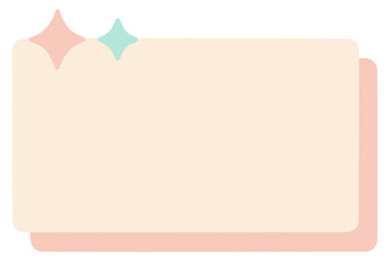 Note Card with Decorative Stars 5