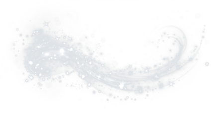 Ethereal white swirl with sparkling stars and soft textures, creating a magical atmosphere, perfect for backgrounds or overlays in design projects with copy space