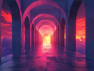 A well-defined pathway symbolizing a journey into the unknown