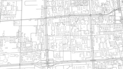 Detailed Urban Layout Blueprint