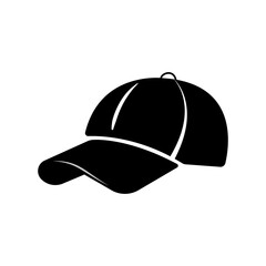 baseball cap icon on transparent background.