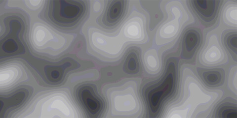 Topographic map inspired abstract background with smooth contour lines in shades of gray and subtle purple outlines creating a topographical map or terrain visualization pattern