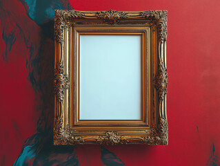 Nostalgic Photo Frame with Blank Space for Remembrance